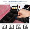 Kootek Travel Makeup Bag 2 Layer Portable Cosmetic Case