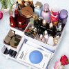 Beauty Routine with our White Makeup Organizer for Vanity - The Ultimate Countertop Beauty Organizer for Everyday Glam
