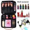 Relavel Travel Makeup Train Case Portable Artist Storage Bag