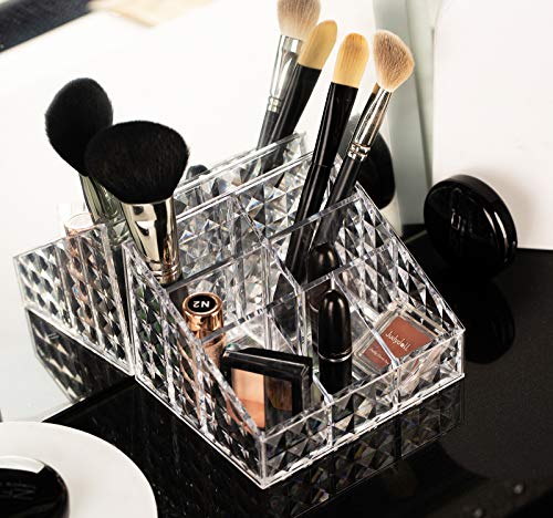 Clear Makeup Organizer for Brushes, Nail Polishes