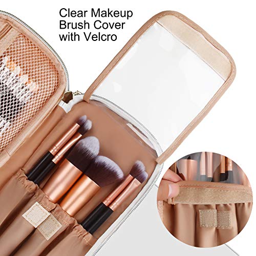 Relavel Makeup Bag Makeup Case 2-Layer