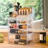 InnSweet Acrylic Makeup Organizer Cosmetic Storage Drawers