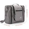 Waterproof Organizer for Travel, Business, and Daily Use – Gray/Black Beauty Bag for Men and Women