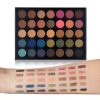 Unlock Your Inner Artist with the 35-Color Blendable Eyeshadow Palette - A Spectrum of Pigmented Shades for Every Occasion