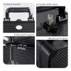 Joligrace Makeup Box Cosmetic Train Case Jewelry Organizer
