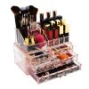 Jewelry and Cosmetic Boxes with Brush Holder