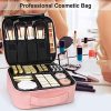Travel Makeup Train Case Cosmetic Case