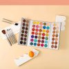 63-Color Vibrant Eyeshadow Palette with Brushes and Sponge – Perfect for Creative Looks✨