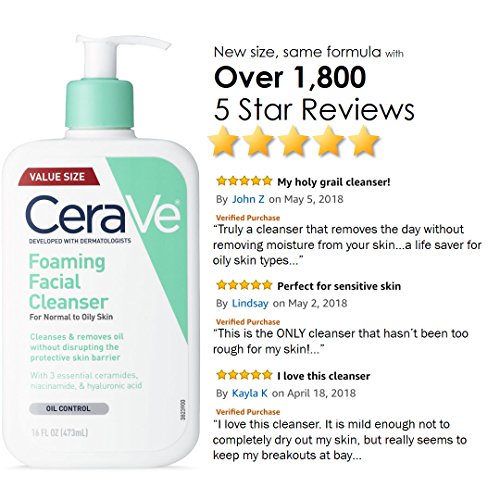 CeraVe Foaming Facial Cleanser | Makeup Remover