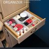 Syntus Bathroom Drawer Organizer, 5 Pieces Makeup Organizer