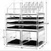 Makeup Organizer Acrylic 3 Pieces Storage Display Case