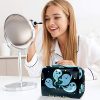 Portable Makeup Bag with Zipper for Women