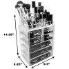 Sorbus Cosmetic Makeup and Jewelry Storage Case Display