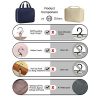 Pack Smart: Waterproof Hanging Toiletry Bag with Clear Compartments