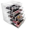 Sorbus Cosmetics Makeup and Jewelry Big Storage Case Display