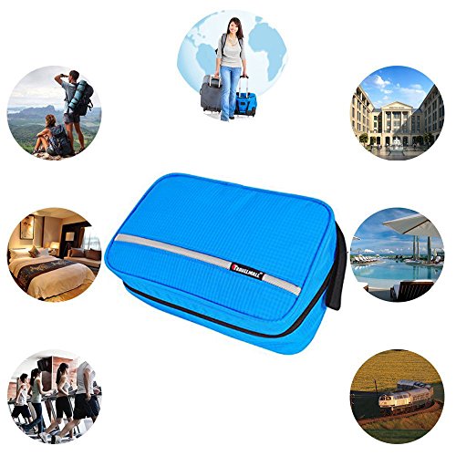 51T-sLIA4GL._SL500_ Waterproof Compact Hanging Travel Cosmetic Pouch