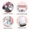 Joligrace Makeup Box Cosmetic Train Case for Women