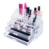 Transparent Cosmetic Makeup Acrylic Organizer Drawers