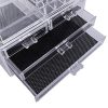 Clear Plastic Vanity Makeup Organizer