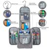 Traveler's Haven: Ultimate Hanging Toiletry Organizer! ?