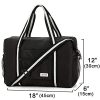 Lightweight Waterproof Foldable Travel Duffle Bag (Black) - Your Ultimate Travel Companion