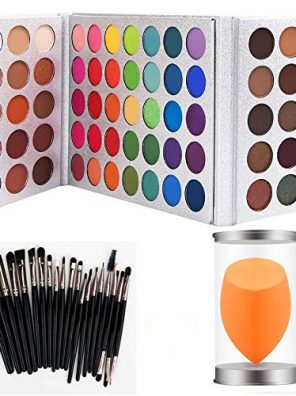 Upgraded Pro 65 Colors Eyeshadow Palettes + 20pcs