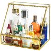 InnSweet Glass Makeup Organizer, Large Cosmetic Display Cases