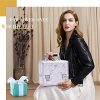 Joligrace Makeup Train Case Cosmetic Box 10 Inches