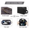 Waterproof shaving bag and toiletry organizer for men