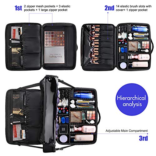 Extra Large Makeup Case Travel Makeup Train Case