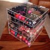 Beauty Cube 5 Tier Drawers Acrylic Cosmetic organizer Handmade