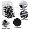 Large Cosmetic Makeup and Jewelry Storage Case Display