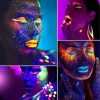 Glow in Dark Eyeshadow Palette 24 Colors