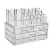 Jewelry and Cosmetic Storage Boxes with Brush Holder