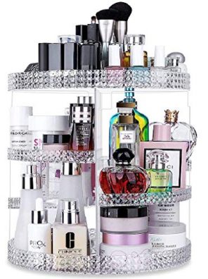 Awenia Makeup Organizer 360-Degree Rotating