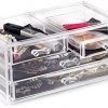 Clear Cosmetic Storage Organizer Jewelry and Hair Accessories