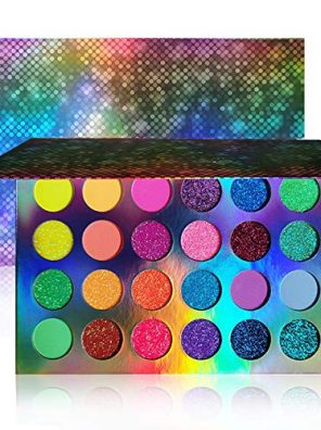 Glow in Dark Eyeshadow Palette 24 Colors