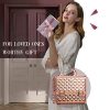 Joligrace Makeup Train Case Cosmetic Box Jewelry