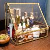 InnSweet Glass Makeup Organizer, Large Cosmetic Display Cases