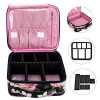 Makeup Case Large Professional Cosmetic Train Case Organizer