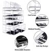 InnSweet 4 Pieces Makeup Organizer Cosmetic Storage