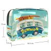Portable Makeup Bag with Zipper for Women