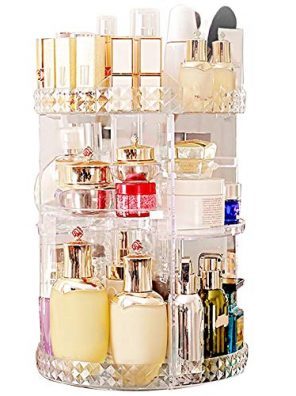 Makeup Organizer 360 Degree Rotating 7 Adjustable Layers