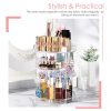 MoKo Makeup Organizer, Acrylic 360-degree Rotating