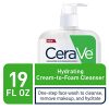 CeraVe Hydrating daily facial cleaning, makeup removal