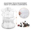 Makeup Organizer Clear Transparent Large 360 Degree Rotating