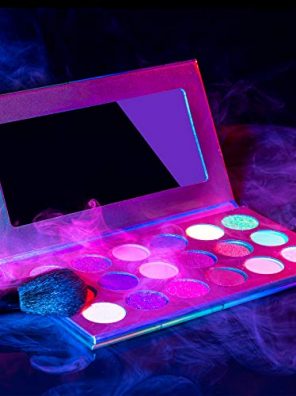 Neon UV Eyeshadow Palette Glow in the Dark