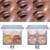 Highlighter Makeup Palette Set Long Lasting Waterproof Glow Bronzer