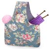 Teamoy Knitting Tote Bag, Travel Project Wrist Bag