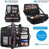 Large Capacity Makeup Case 3 Layers Cosmetic Organizer Brush Bag